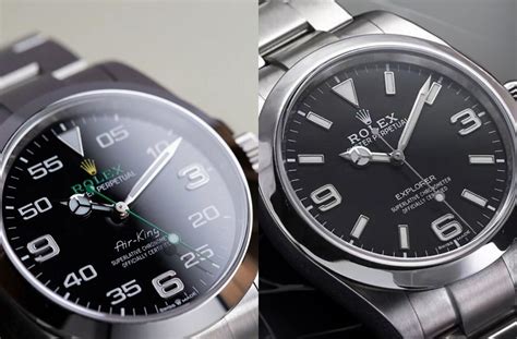 new rolex air king vs explorer|new rolex air king price.